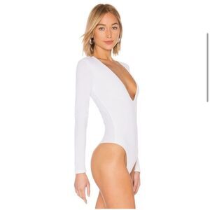ALIX NYC Irving Bodysuit in White Large New